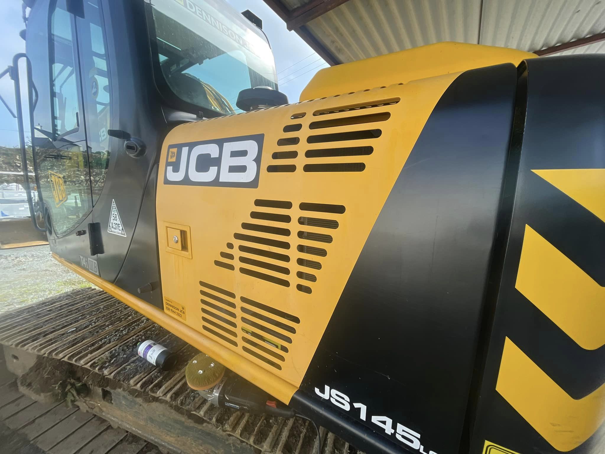 digger cleaning in County Down